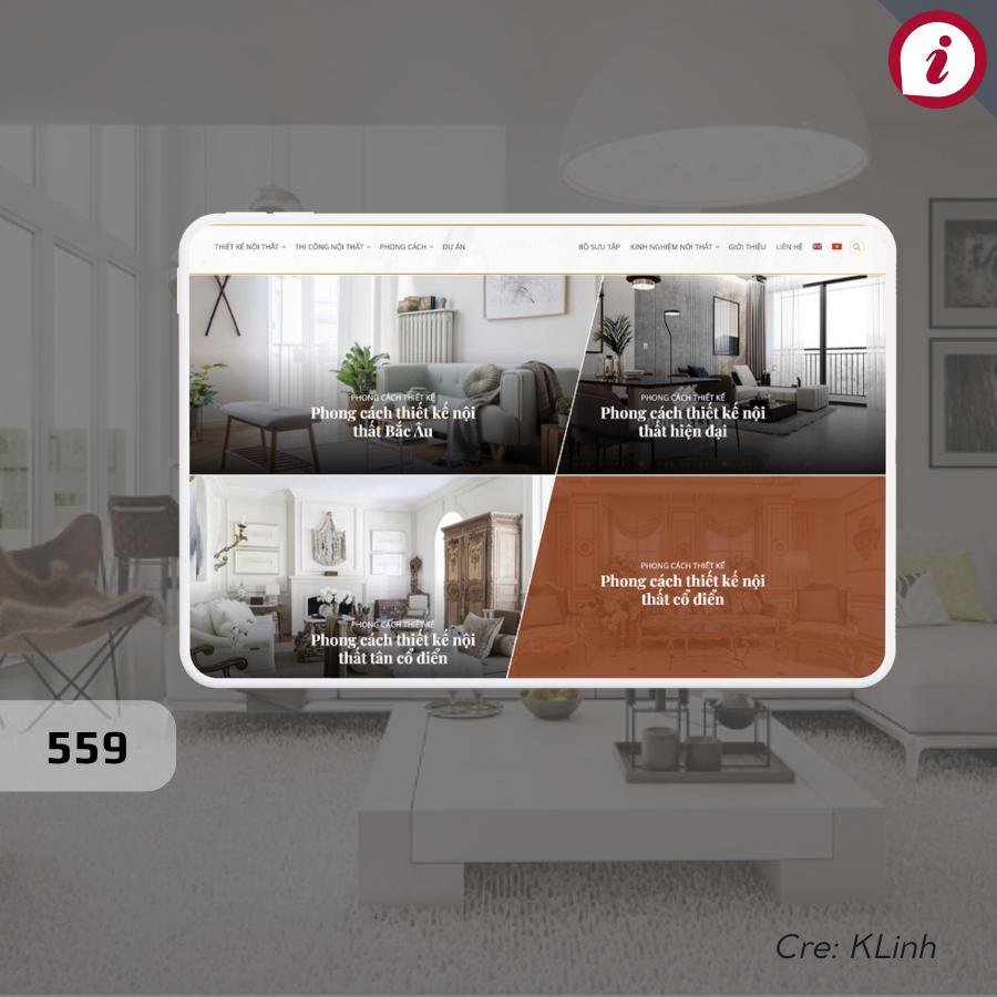 Nội Thất Làm Web Sang Trọng