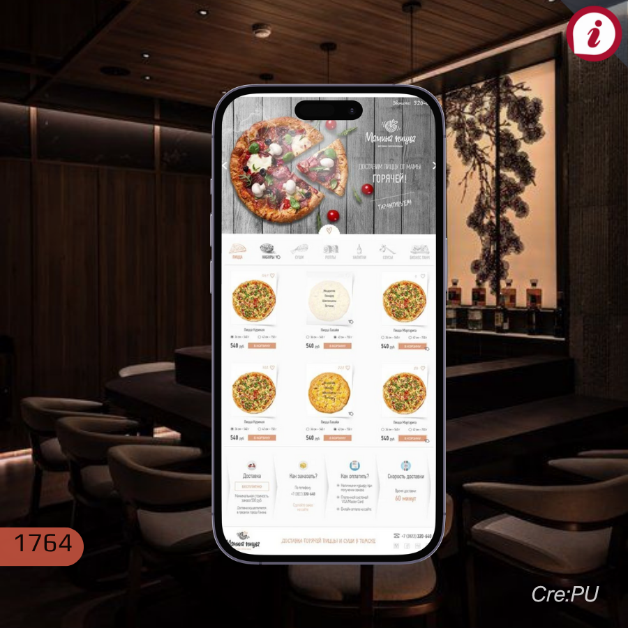 Tạo web nhà hàng – khách sạn ( 1764 )