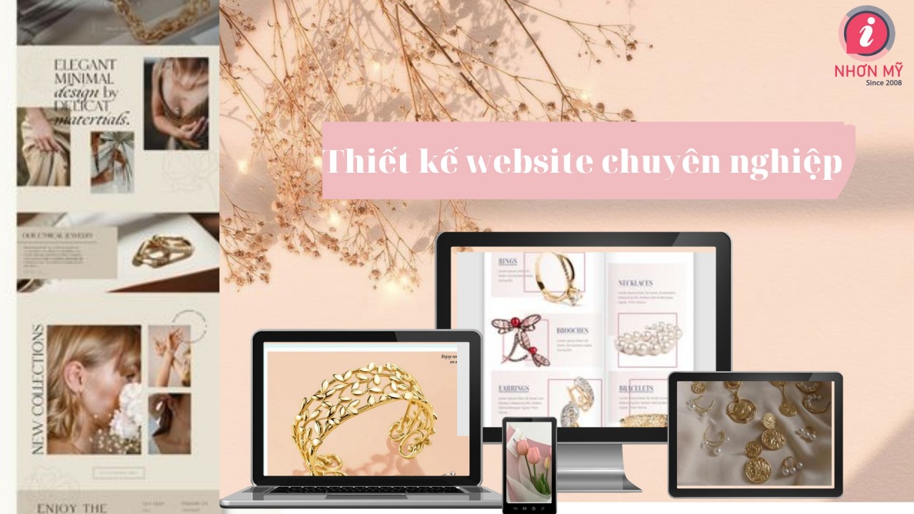 Thiết kế web bán phụ kiện trang sức xu hướng 2020