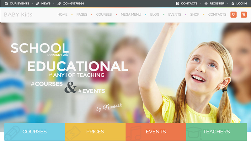 Thiết kế website giao dục trường học