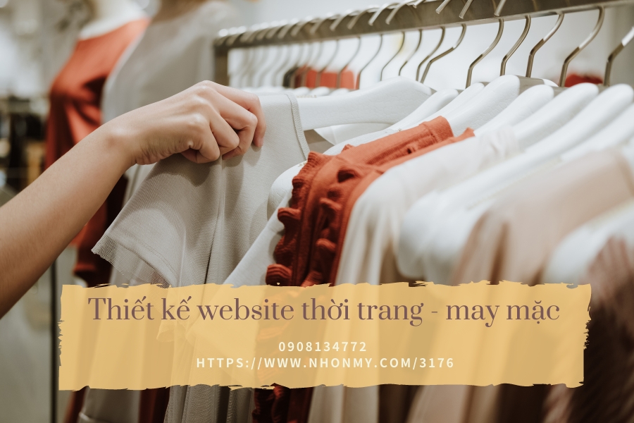Xây dựng website thời trang, may mặc