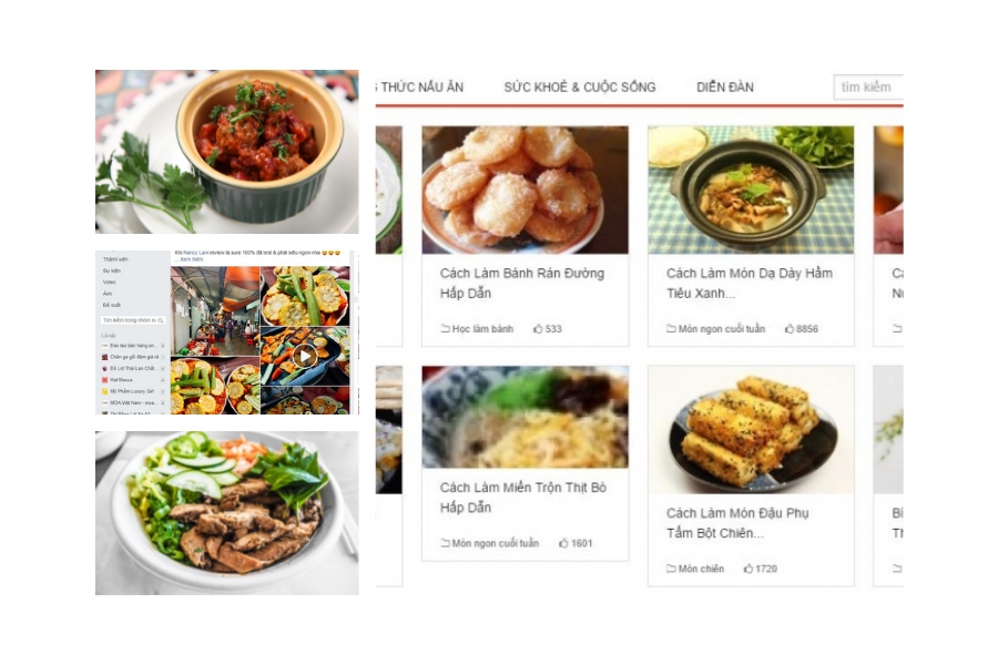 Dịch vụ làm website review ẩm thực