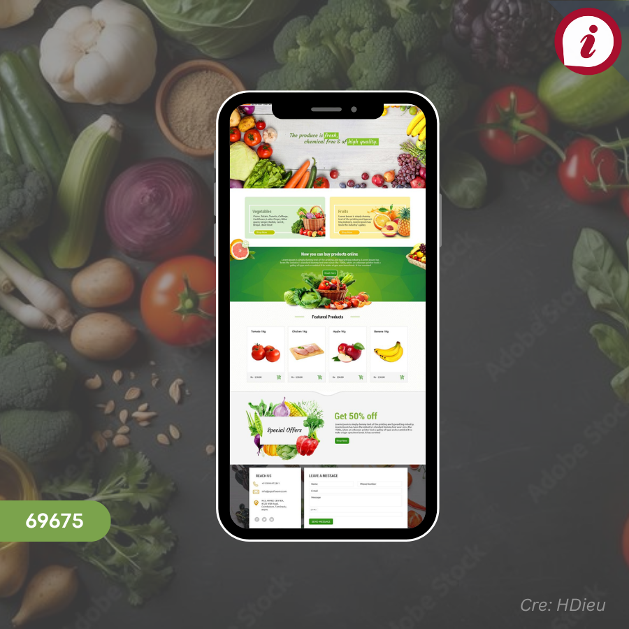 Tươi Ngon Mỗi Ngà y với Website Tinh Tế từ Chuyên Gia Thiết Kế Web!