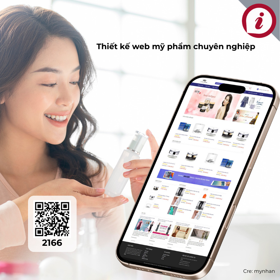 Thiết kế web mỹ phẩm chuyên nghiệp
